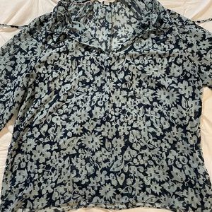 Boden blouse with cami, teal